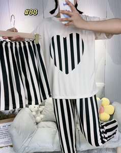 <span class=keywords><strong>Pigiama</strong></span> Estivo da <span class=keywords><strong>Donna</strong></span> a Prezzi Convenienti, Set 3 Pezzi con Pantaloncini e Maniche Corte, Motivo <span class=keywords><strong>Animale</strong></span>, Casual - Product Image 2