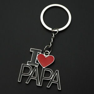 Cadeaux <span class=keywords><strong>pour</strong></span> <span class=keywords><strong>la</strong></span> fête <span class=keywords><strong>des</strong></span> mères et <span class=keywords><strong>la</strong></span> fête <span class=keywords><strong>des</strong></span> pères, <span class=keywords><strong>porte</strong></span>-clés en métal, logo personnalisé, JE T'AIME MAMAN PAPA, <span class=keywords><strong>porte</strong></span>-clés en alliage de zinc - Product Image 5
