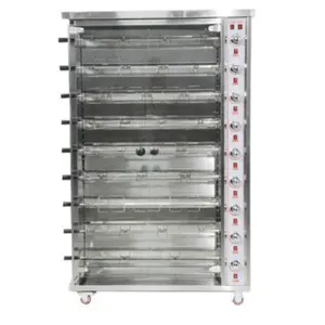 Commercial Chicken Rotisserie Equipment High efficiency and energy saving 35% Weight 65KG rotisserie oven