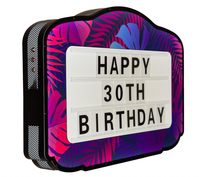 Moderno acrílico LED Bar Message Board Marquee Letter Box para Nightclub Vip Party Proveedor Botella Presentador
