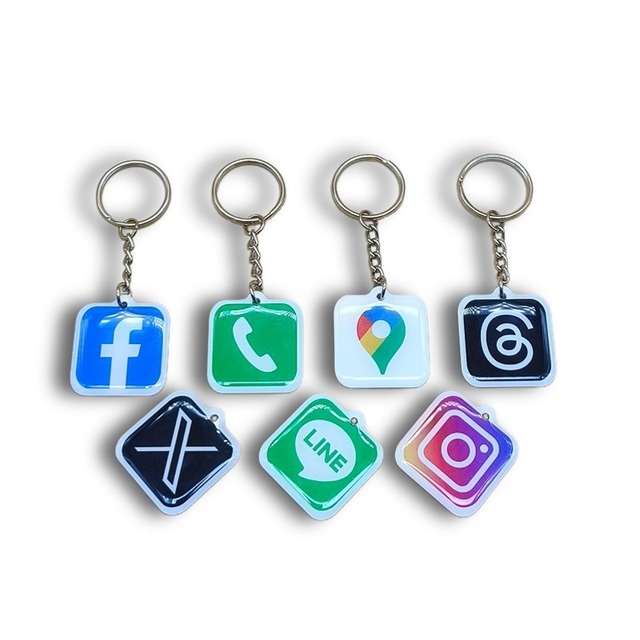 Waterproof Rfid Tag Epoxy Card Mobile Phone Sticker Nfc Custom Logo  Key Tag Access Control NFC  Printed Waterproof 13.56MHz