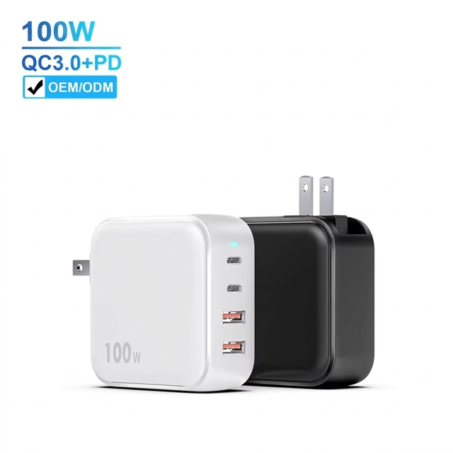 100W USB-C PD Fast Type C GaN Charger Univasal Wall Chargers Charging for Mobile Phone iPhone Samsung Tablet EU AU US UK Plug