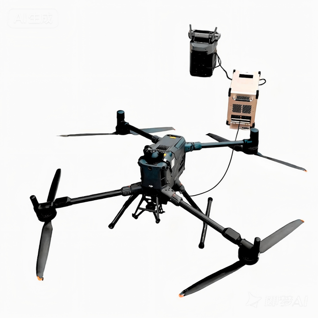 55M Tethered Aluminum Alloy Drone Power System 3500W Output for Drone Cleaning/Lighting/Monitoring/Relay Communication/Payload