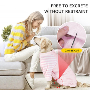 Vêtements de récupération pour chiens polyvalents FASHION | Combinaison de sevrage postopératoire à manches longues pour la prévention de la perte de cheveux et l'utilisation à domicile - Product Image 4