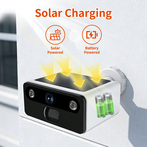 กล้องวงจรปิดรักษาความปลอดภัยแบบ Solar 8MP 4G จากโรงงานโดยตรง พร้อมเซ็นเซอร์ PIR ตรวจจับความเคลื่อนไหวของมนุษย์ สนทนาสองทาง แบตเตอรี่ 9000mAh แอป OneCam ใช้งานได้นาน รองรับการ์ด <span class=keywords><strong>TF</strong></span> - Product Image 2