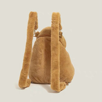 Sac à dos Capybara en peluche super doux brodé sur mesure, jouet en peluche, rembourrage en coton PP, matériau écologique, mignon et amusant pour les enfants