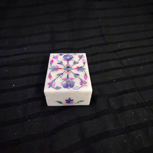 New Large Luxury Mop Jewelry <b>Box</b> Organizer <b>Mirror</b> Drawer Big Ring Earring Storage Case Floral Pattern Engraved Design for Gift - Product Image 1