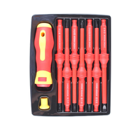 Kit de Herramientas de Reparación Multifuncional para Telecomunicaciones, de Doble Uso, con Destornilladores Versátiles y Juego de Destornilladores Aislados para Electricistas