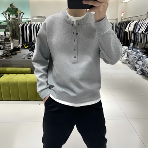 Pull-over décontracté à manches longues pour homme Henry's, épais et léger, parfait pour <span class=keywords><strong>le</strong></span> <span class=keywords><strong>printemps</strong></span> et l'automne - Product Image 1