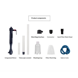 <span class=keywords><strong>Pompe</strong></span> de changement d'eau électrique pour aquarium, dispositif de nettoyage par aspiration des déchets, <span class=keywords><strong>filtre</strong></span> à eau pour aquarium en plastique, laveur de <span class=keywords><strong>sable</strong></span> - Product Image 5