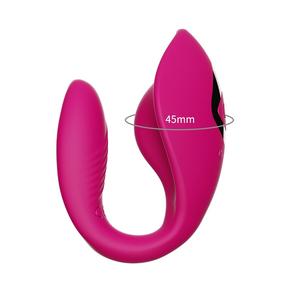 Пользовательские носимые вибраторы фиолетовые черные женские вагинальные двойные стимулирующие дамские пульты дистанционного управления парные Вибраторы - Product Image 1