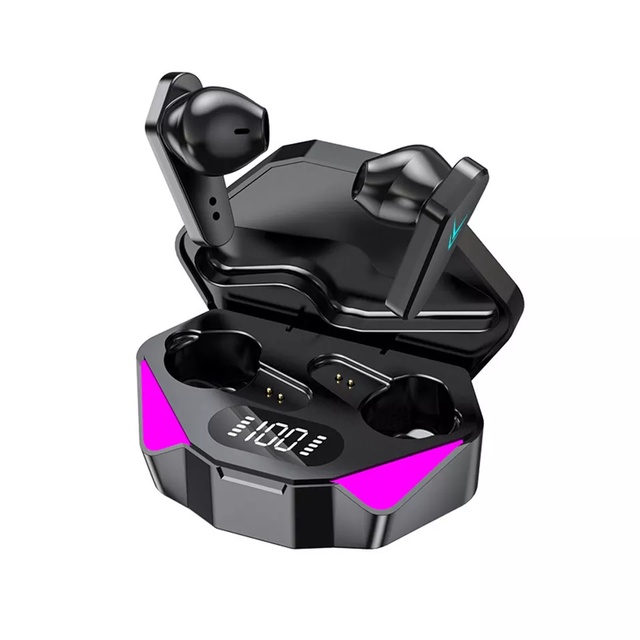Top Quality Tws Wireless Earphone X15 In-ear Earphones Led Display Bass Noise Cancelling Gaming Earbuds