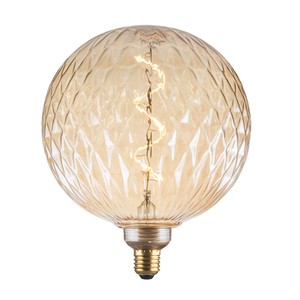 Đổi mới mới G200 4W ấm trắng xoắn ốc Filament ánh sáng toàn cầu bóng đèn hổ phách thủy tinh phòng trang trí đèn <span class=keywords><strong>E26</strong></span> E27 cơ sở dẫn bóng đèn chiếu sáng - Product Image 1