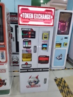 Distributeur de pièces de monnaie en promotion, changeur de jetons, distributeur automatique, paiement multiple par billets, cartes de crédit et pièces de monnaie en libre-service