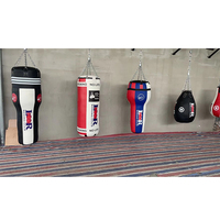 Sac de boxe professionnel lourd avec logo personnalisé, sac de frappe pour Muay Thai, Kickboxing, MMA, entraînement en salle de sport
