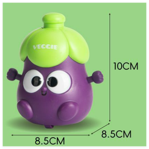 Voiture jouet en ABS pour enfants, mignonne, en forme de légume, portable, pour garçons et filles - Product Image 4