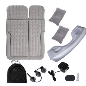Nem geçirmez Katlanabilir PVC Kaplamalı SUV Araba Seyahat Yatağı Arka Koltuk Örtüsü Şişme İkiz Yatak Hava Yatağı Dalga Tipi - Product Image 2
