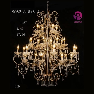 Lampe suspendue de <span class=keywords><strong>plafond</strong></span> de <span class=keywords><strong>mariage</strong></span> en forme de bougie LED pour la décoration de <span class=keywords><strong>plafond</strong></span> de <span class=keywords><strong>salle</strong></span> de banquet - Product Image 4