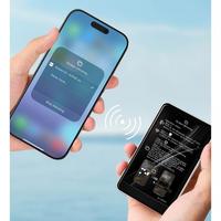 Perche à selfie magnétique sans fil de 4 pouces pour vlog, accès à la caméra arrière, écran de moniteur grand angle, lumière, accessoires pour téléphone portable