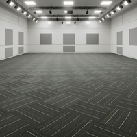 Dalles de moquette pour salle informatique, centre de données, dalles de moquette en polypropylène, ignifuges, résistantes à l'usure, dalles de sol commerciales