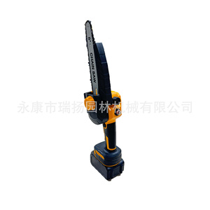 Mini motosierra de 8 pulgadas inalámbrica a batería para cortar madera y jardinería - Product Image 4