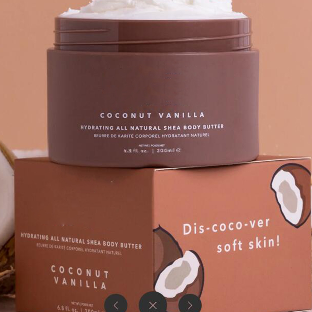 8oz body butter jars packaging