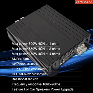แอมพลิฟายเออร์รถยนต์สไตล์บราซิล RMS 800W 4CH แอมป์ซับวูฟเฟอร์ ลำโพงฟูลเรนจ์ มิดเรนจ์ เบส 3200W แอมพลิฟายเออร์รถยนต์คลาส <span class=keywords><strong>D</strong></span> - Product Image 3