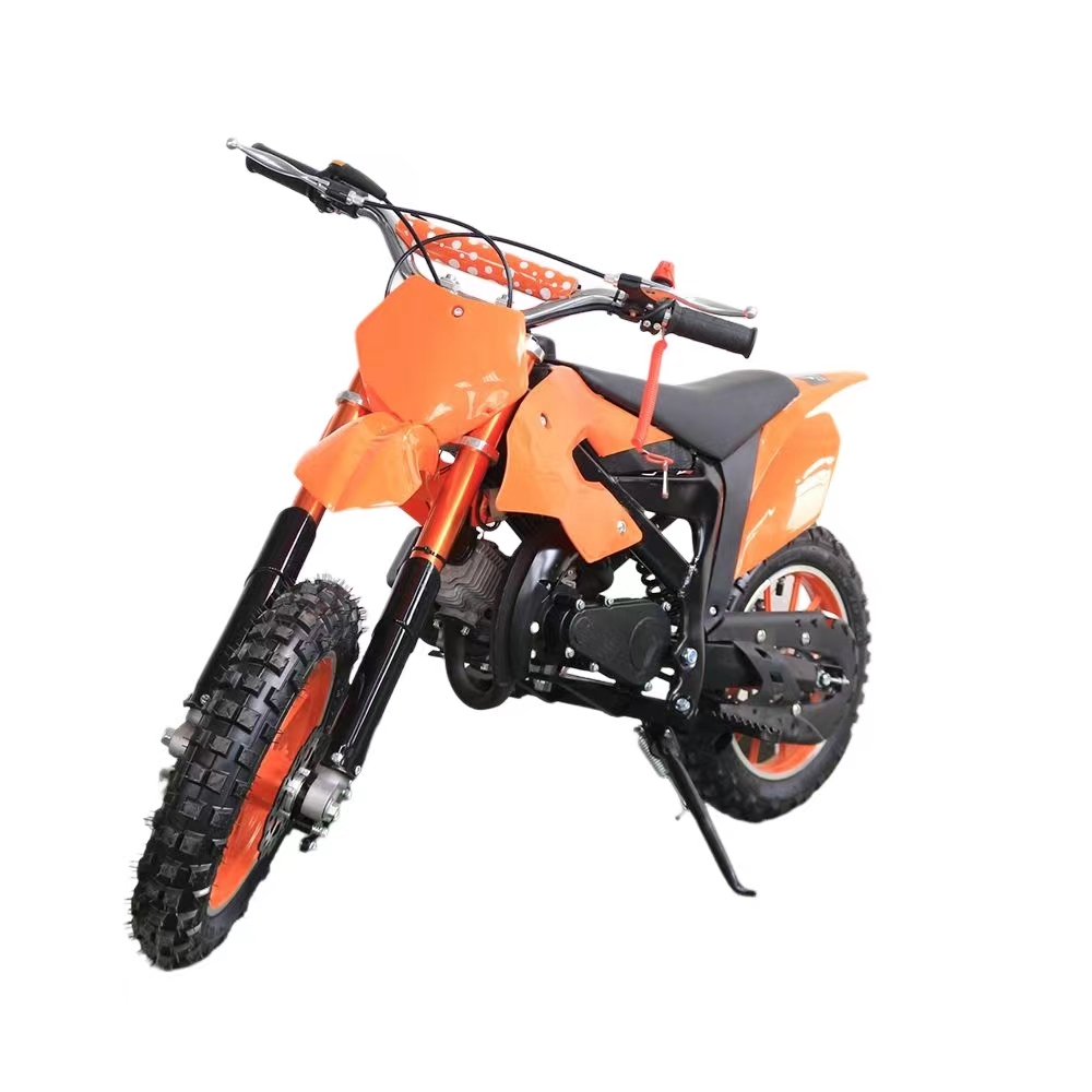 Bicicletas de Cross automáticas para niños de 49cc suministradas de fábrica, mini moto de cross para niños, moto de cross de gasolina de 49cc para 15 años