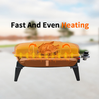 Réchaud de camping pliable en fonte portable, mini cuisinière de restaurant de plein air, barbecue, émaillé en porcelaine