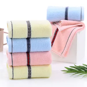 Boutique gift box hotel towels 100% cotton material for luxury terry cotton provide multi custom logo color bath beach towel