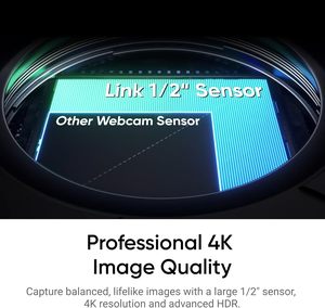 <span class=keywords><strong>Insta360</strong></span> Link 2-Cámara web 4K PTZ para PC/Mac 1/2 "Sensor AI Tracking HDR AI Micrófono con cancelación de ruido Control de gestos para transmisión - Product Image 4