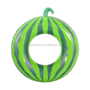 Divertido Durable redonda inflable frutas sandía natación anillo del tubo para piscina fiesta decoraciones - Product Image 2