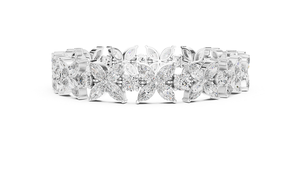 Designer Lab Grown Diamond <b>Silver</b> Plated <b>Bracelet</b> Elegant Fashion Jewelry Gift Accessory Custom Luxury Wristwear Charm <b>Bracelet</b> - Product Image 4