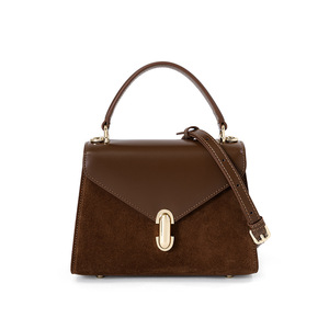 Petit sac à main en cuir haut de gamme Sac à bandoulière élégant à poignée supérieure pour les trajets quotidiens - Product Image 5