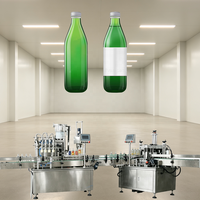 Machine de remplissage automatique d'alcool, machine d'embouteillage de spiritueux, machine d'embouteillage de liqueurs, machine de remplissage de boissons et de jus