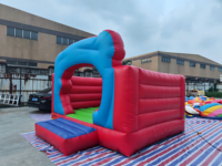 Structure gonflable commerciale pour fêtes, avec toboggan sec combiné, château gonflable pour adultes, pour usage intérieur