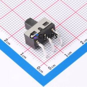 HX SS12D10G6-WJ Slide Switch Through hole-3P,6.7x12.7mm Switch Single Pole Double Throw Rectangle Pin Header PC Pin 12.7mm - Product Image 2