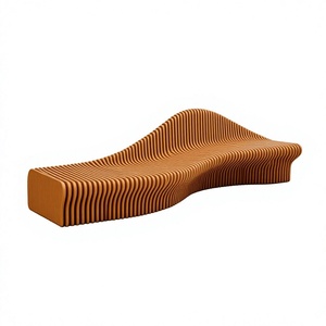 Solid <b>Wood</b> Slice <b>Bench</b> 1800x450x450mm 2000x400x450mm 4000x400x450mm Durable Outdoor Commercial Waiting Chair - Product Image 5