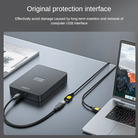 Harga Pabrik Kabel Ekstensi USB Hitam 1.5M Male ke Female, Adaptor Data M/F, Kabel Printer USB