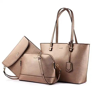 <span class=keywords><strong>Custom</strong></span> Logo Bolsa Feminina Schoudertas Tas Lage Moq Handtas <span class=keywords><strong>3</strong></span> In 1 Set Met Bedrukt Logo Elegante Draagtas Vrouwen Luxe - Product Image 4
