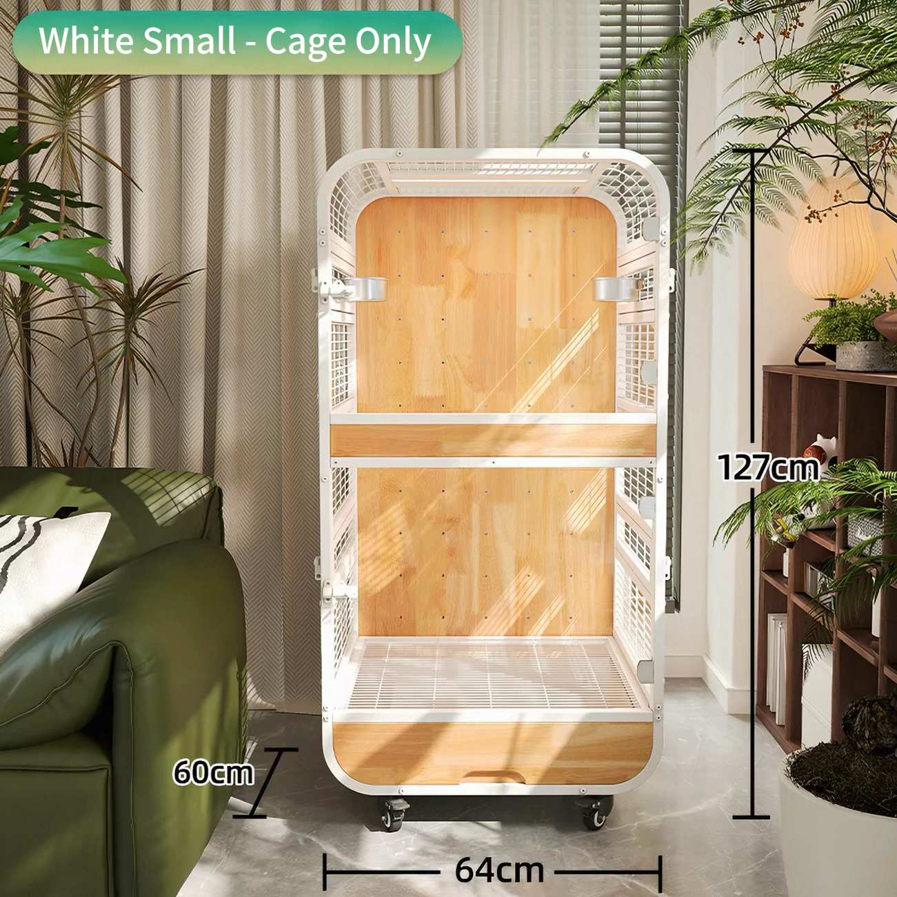 White Small - Cage Only