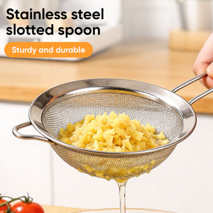 Cuisinart 3-Piece Stainless Steel Fine <b>Mesh</b> <b>Strainer</b> Set Sifting Straining Functions Hand Wash Only Oven Safe Foldable Kitchen - Product Image 1