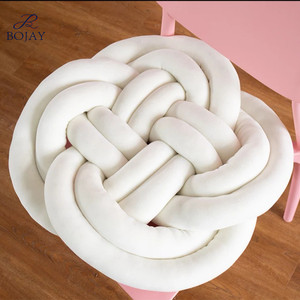 <span class=keywords><strong>Coussin</strong></span> créatif en forme de fleur pour la maison, décoration du canapé, avec nœud en <span class=keywords><strong>boule</strong></span> et panier lombaire, décoration pour la maison et pépinière - Product Image 3