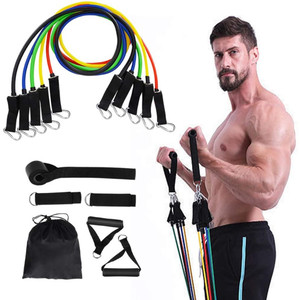 Gedeng Anti-Snap Resistance Bands Elastic Training Pull Rope Expander Tube Set 5Lb Band - Product Image 1