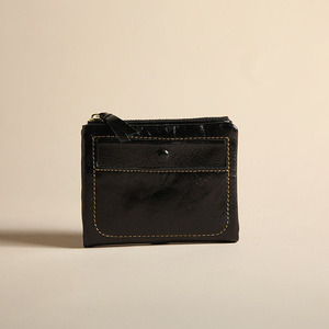 Zenos Vintage High Quality Genuine Leather Coin <b>Purse</b> New Cowhide Credit Card Holder Multi-Functional Short Zipper Wallet - Product Image 2