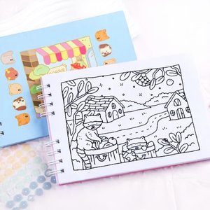 Quaderno da Colorare per Bambini con Confezione Rigida, Ideale per Graffiti e Pittura Fai-da-Te - Product Image 2