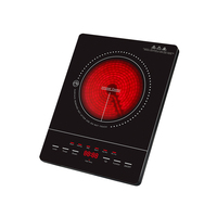 Brûleur de comptoir plaque chauffante en céramique avec capteur LCD tactile 1800 Watts brûleur électrique infrarouge
