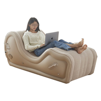 Canapé-lit gonflable moderne en tissu, très vendu, extensible, pour usage intérieur et extérieur, idéal pour salon, salles de bain, centres commerciaux