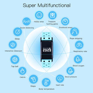 2025 Montre pour enfants Soutien aux étudiants Rapport SOS via la Station de base LORA Précision de positionnement Signes vitaux Montre intelligente - Product Image 6