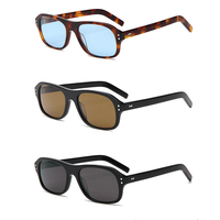 Lunettes de soleil polarisées haut de gamme en acétate, monture écaille, logo personnalisé, légères, protection UV400, style tendance, fabrication OEM, verres en acétate